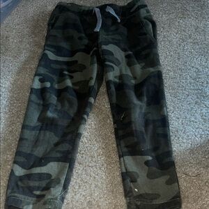 Camouflage Kids fleece Jogger Pants